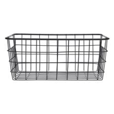 Εικόνα της Καλάθι Οργάνωσης Estia Μεταλλικό 28x22x12.5cm Μαύρο 01-26721