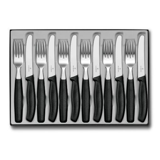 Εικόνα της Σετ Μαχαιροπίρουνα Victorinox Swiss Classic 12τμχ Μαύρο 6.7833.12