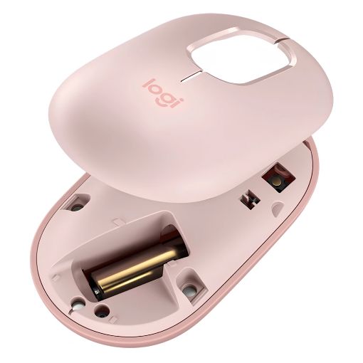 Εικόνα της Ποντίκι Logitech POP Emoji Bluetooth Rose 910-007413