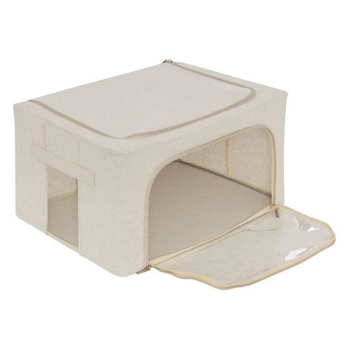 Εικόνα της Θήκη Αποθήκευσης Ρούχων 5Five 40x20x31cm Mπέζ 209314