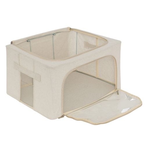Εικόνα της Θήκη Αποθήκευσης Ρούχων 5Five 40x20x31cm Mπέζ 209314