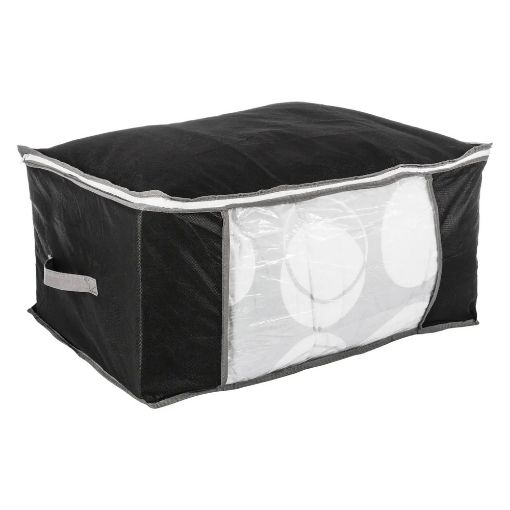 Εικόνα της Θήκη Aποθήκευσης Ρούχων 5Five 60x45x30cm Mαύρο 724129