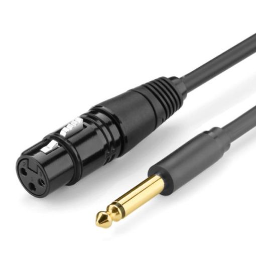 Εικόνα της Καλώδιο Ugreen AV131 XLR Female to 6.5mm Male 2m Black 20719