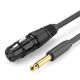 Εικόνα της Καλώδιο Ugreen AV131 XLR Female to 6.5mm Male 2m Black 20719