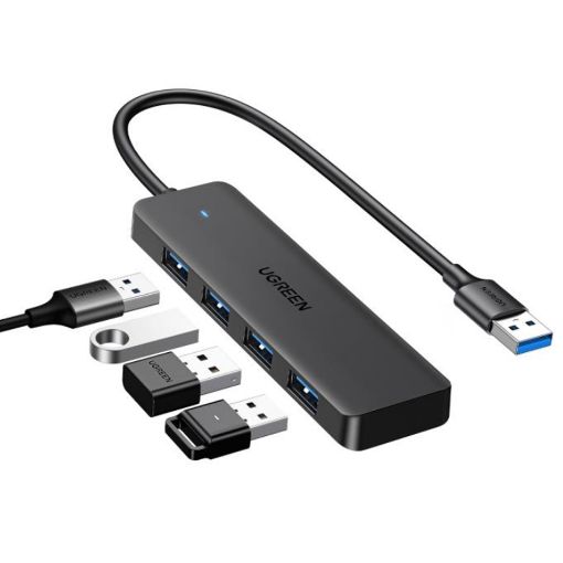 Εικόνα της USB Hub Ugreen 4-Port USB 3.0 CM219 Gray 25851