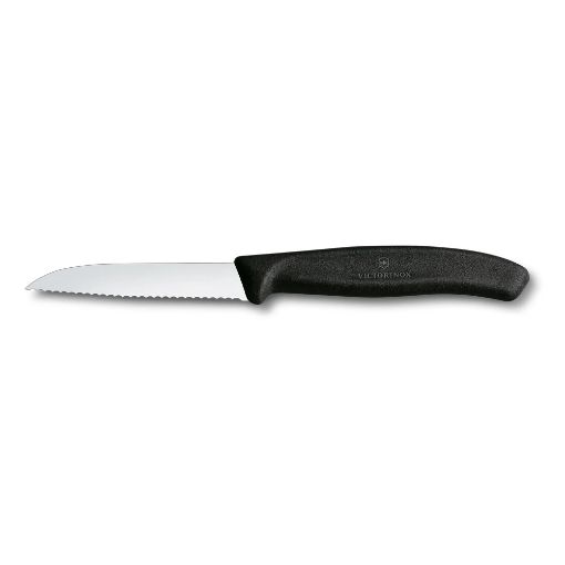 Εικόνα της Μαχαίρι Victorinox Swiss Classic Paring Wavy 8cm Μαύρο 6.7433