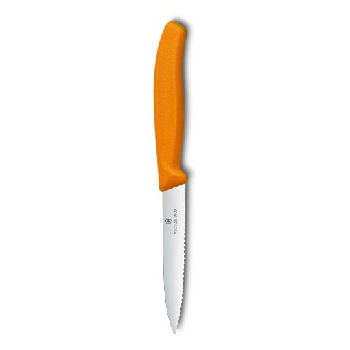 Εικόνα της Μαχαίρι Victorinox Swiss Classic Paring Wavy 10cm Πορτοκαλί 6.7736.L9