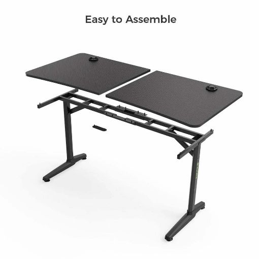 Εικόνα της Gaming Desk Eureka Ergonomic GIP 60'' Black ERK-GIP-P60B-V2