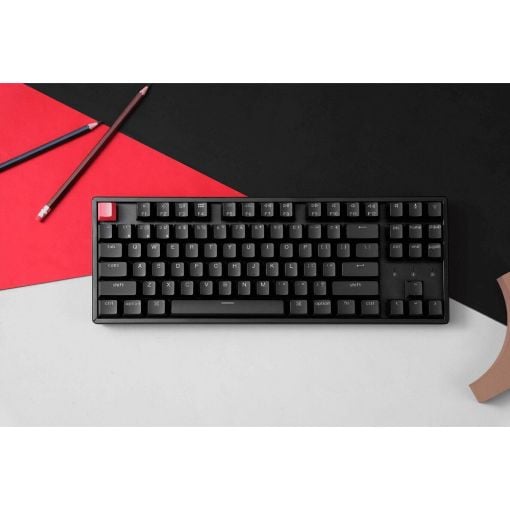 Εικόνα της Πληκτρολόγιο Keychron K8 V2 QMK TKL Wireless RGB Hot-Swappable Aluminum Brown Switches (US) K8X-J3