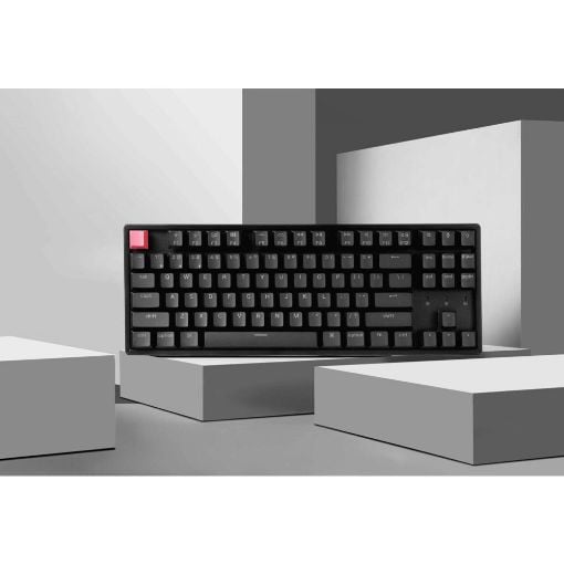 Εικόνα της Πληκτρολόγιο Keychron K8 V2 QMK TKL Wireless RGB Hot-Swappable Aluminum Brown Switches (US) K8X-J3