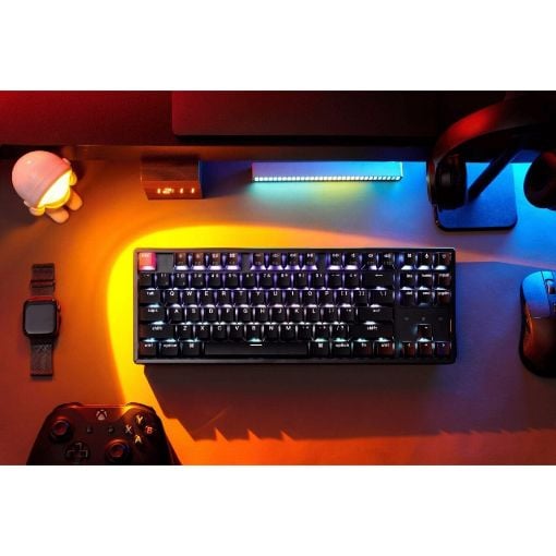 Εικόνα της Πληκτρολόγιο Keychron K8 V2 QMK TKL Wireless RGB Hot-Swappable Aluminum Brown Switches (US) K8X-J3