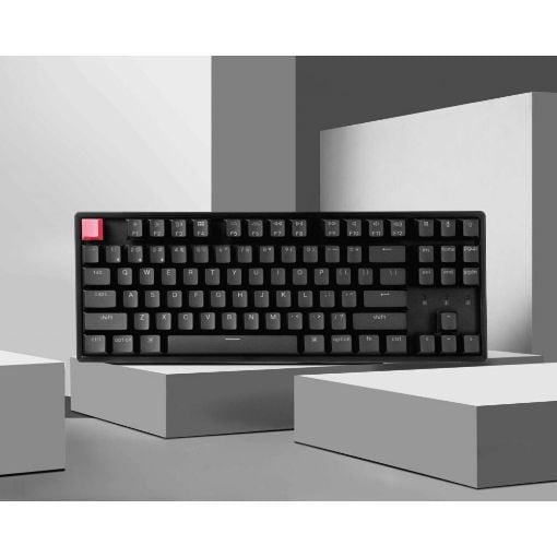 Εικόνα της Πληκτρολόγιο Keychron K8 V2 QMK TKL Wireless RGB Hot-Swappable Aluminum Red Switches (US) K8X-J1