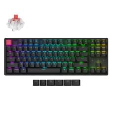 Εικόνα της Πληκτρολόγιο Keychron K8 V2 QMK TKL Wireless RGB Hot-Swappable Aluminum Red Switches (US) K8X-J1