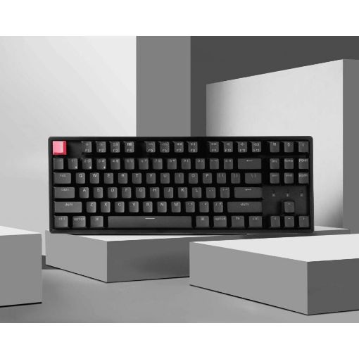 Εικόνα της Πληκτρολόγιο Keychron K8 V2 QMK TKL Wireless RGB Hot-Swappable Brown Switches (US) K8X-H3