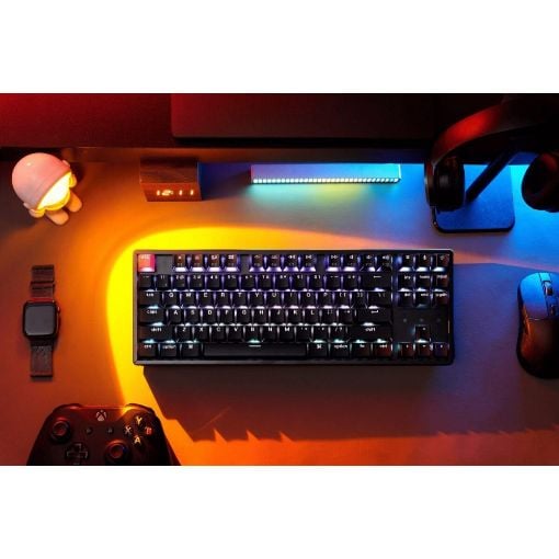 Εικόνα της Πληκτρολόγιο Keychron K8 V2 QMK TKL Wireless RGB Hot-Swappable Brown Switches (US) K8X-H3