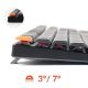 Εικόνα της Πληκτρολόγιο Keychron K5 V2 QMK Full Wireless RGB Red Switches (US) K5X-B1