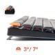 Εικόνα της Πληκτρολόγιο Keychron K5 V2 QMK Full Wireless RGB Brown Switches (US) K5X-B3