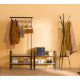 Εικόνα της Κρεμάστρα Δαπέδου 5Five Jano Coat Rack Μαύρο/Καφέ 160407