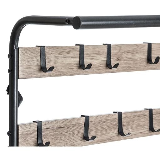 Εικόνα της Κρεμάστρα Δαπέδου 5Five Jano Coat Rack Μαύρο/Καφέ 160407