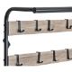 Εικόνα της Κρεμάστρα Δαπέδου 5Five Jano Coat Rack Μαύρο/Καφέ 160407