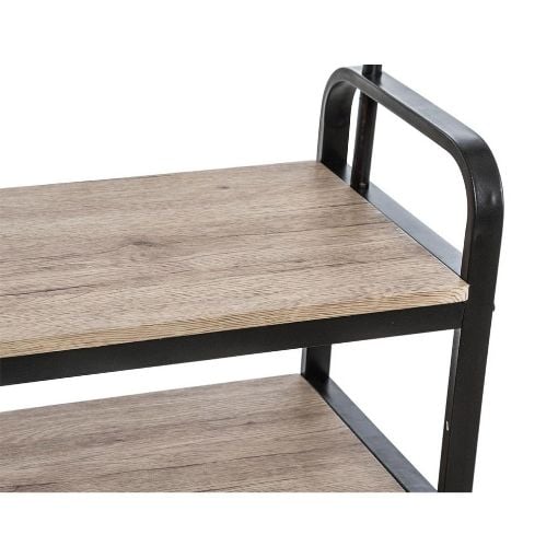 Εικόνα της Κρεμάστρα Δαπέδου 5Five Jano Coat Rack Μαύρο/Καφέ 160407