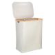 Εικόνα της Καλάθι Απλύτων Estia Bamboo Essentials 2 Θέσεων 144lt 56x37x68cm Γκρι 02-26974
