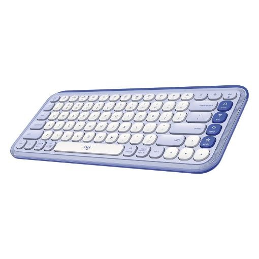 Εικόνα της Πληκτρολόγιο Logitech Pop Icon Keys Bluetooth Lilac/Off White 920-013074