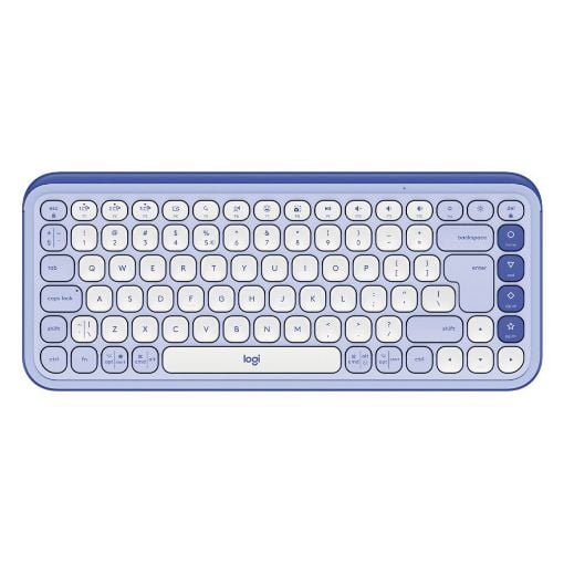 Εικόνα της Πληκτρολόγιο Logitech Pop Icon Keys Bluetooth Lilac/Off White 920-013074
