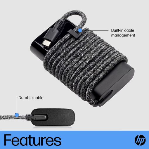 Εικόνα της Φορτιστής Laptop HP 65W USB-C 671R3UT