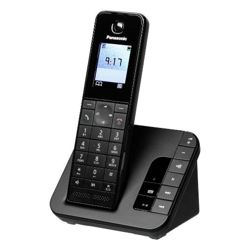 Εικόνα της Ασύρματο Τηλέφωνο Panasonic KX-TGH220 Black