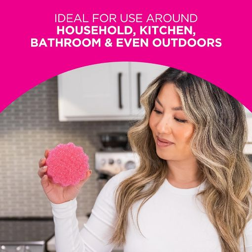 Εικόνα της Σφουγγάρι The Pink Stuff Sqeezy Miracle Scrubber Pink