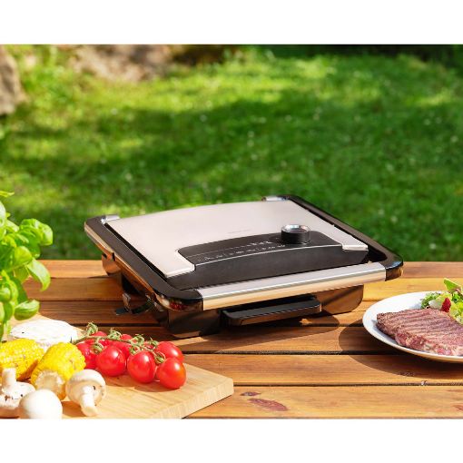 Εικόνα της Τοστιέρα Sencor SBG 3710SS CoolTouch 2000W  Μαύρη/Ασημί
