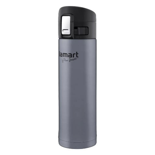Εικόνα της Μπουκάλι Θερμός Lamart Branche Vacuum 420ml Γκρι LT4044