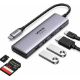 Εικόνα της Docking Station Ugreen CM511 6in1 Type-C with PD & HDMI Gray 35999
