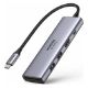 Εικόνα της Docking Station Ugreen CM511 6in1 Type-C with PD & HDMI Gray 35999