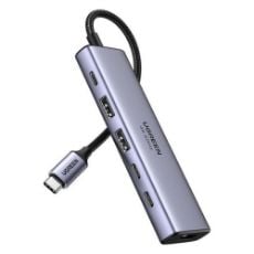 Εικόνα της Docking Station Ugreen CM511 6in1 Type-C with PD & HDMI Gray 35999