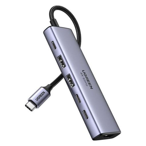 Εικόνα της Docking Station Ugreen CM511 6in1 Type-C with PD & HDMI Gray 35999