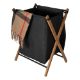 Εικόνα της Καλάθι Απλύτων Sepio Aurora 36,5x43.5x61cm Βlack/Brown 10KOSNAPRAAUR
