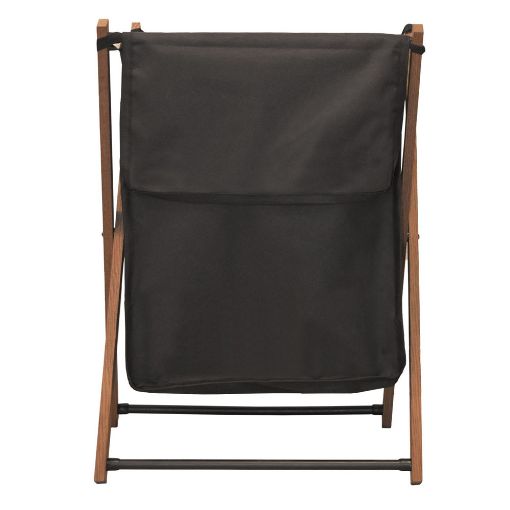 Εικόνα της Καλάθι Απλύτων Sepio Aurora 36,5x43.5x61cm Βlack/Brown 10KOSNAPRAAUR
