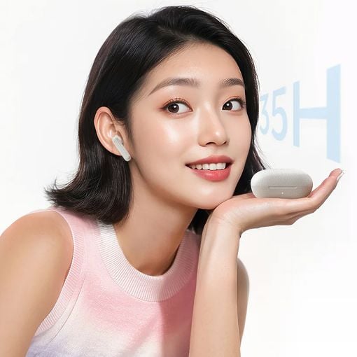 Εικόνα της True Wireless Earphones QCY Buds QT43 Bluetooth White