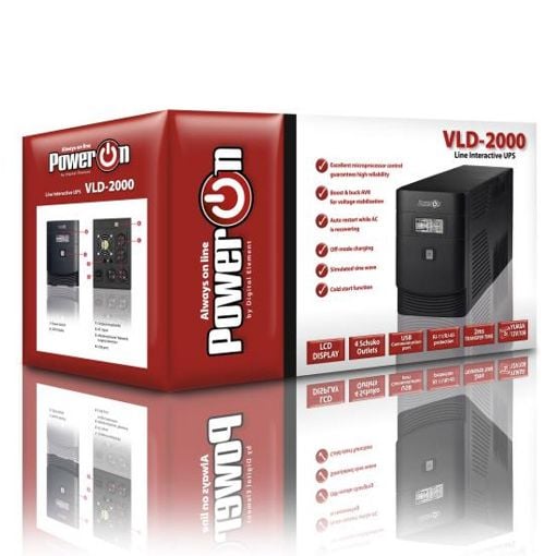 Εικόνα της UPS PowerOn VLD-2000 Line Interactive 2000VA Schuko