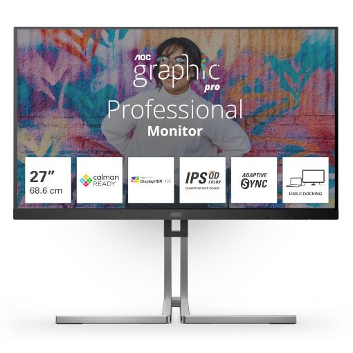 Εικόνα της Οθόνη AOC Graphic Pro Q27U3CV 27" IPS Quad HD HDR 75Hz