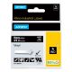 Εικόνα της Ταινία Ετικετογράφου Dymo Ind Rhino Tape Vinyl White On Black 9mm x 5.5m 1805437