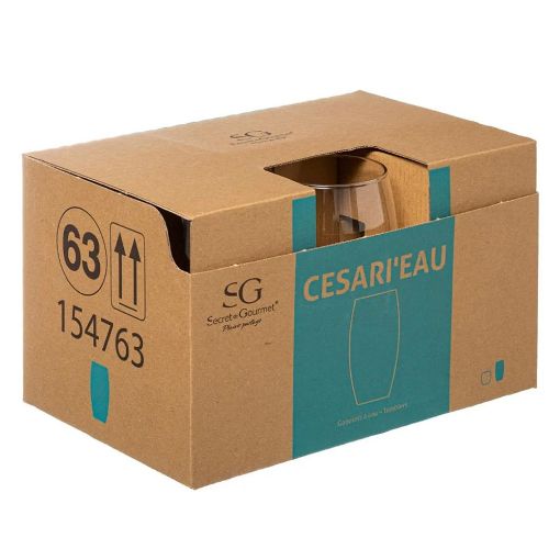 Εικόνα της Σετ Ποτήρια Νερού Secret de Gourmet Cesari'eau 510ml 6τμχ Διάφανο 154763