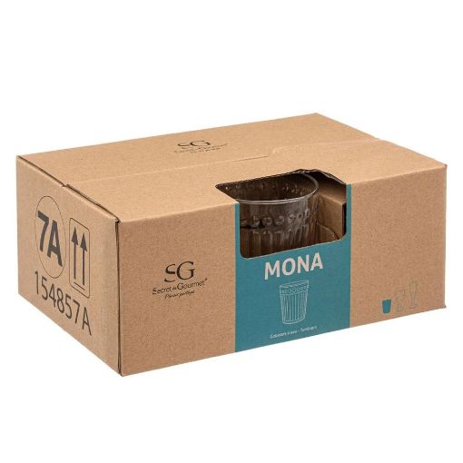 Εικόνα της Σετ Ποτήρια Νερού Secret de Gourmet Μοna 300ml 6τμχ Διάφανο154857A