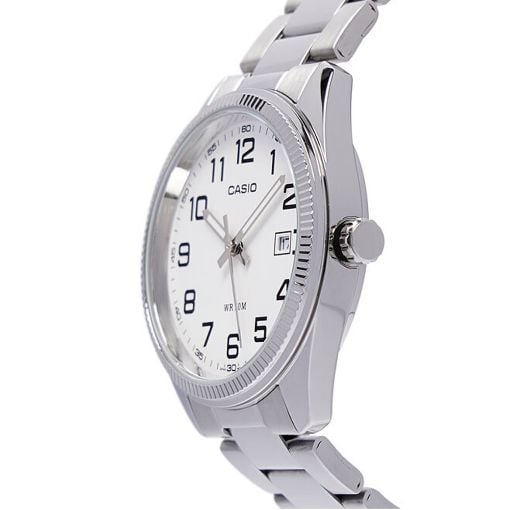 Εικόνα της Ρολόι Casio Collection Standard με Μεταλλικό Μπρασελέ Silver/White MTP-1302PD-7BVDF