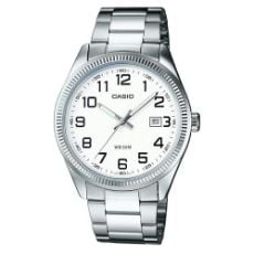 Εικόνα της Ρολόι Casio Collection Standard με Μεταλλικό Μπρασελέ Silver/White MTP-1302PD-7BVDF
