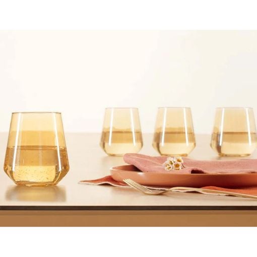 Εικόνα της Σετ Ποτήρια Νερού Secret de Gourmet Naia Olgal 450ml 6τμχ Πορτοκαλί 202177