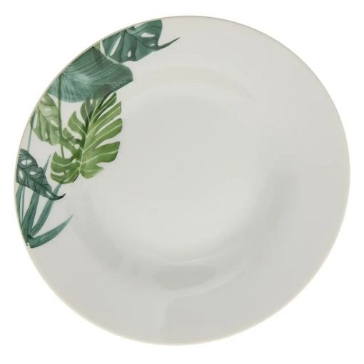 Εικόνα της Σετ Πιάτων Secret de Gourmet Tropica Πορσελάνης 18τμχ Λευκό 154291