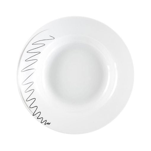 Εικόνα της Σετ Πιάτων Secret de Gourmet  Esquisse  Πορσελάνης 18τμχ Λευκό 140594